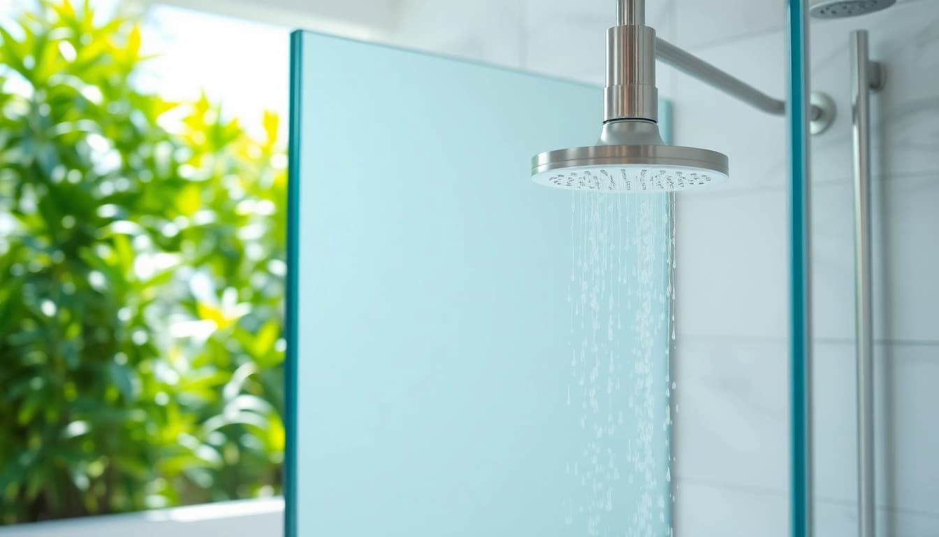 Enhance your bathroom with elegant showers that showcase modern design and natural elements.