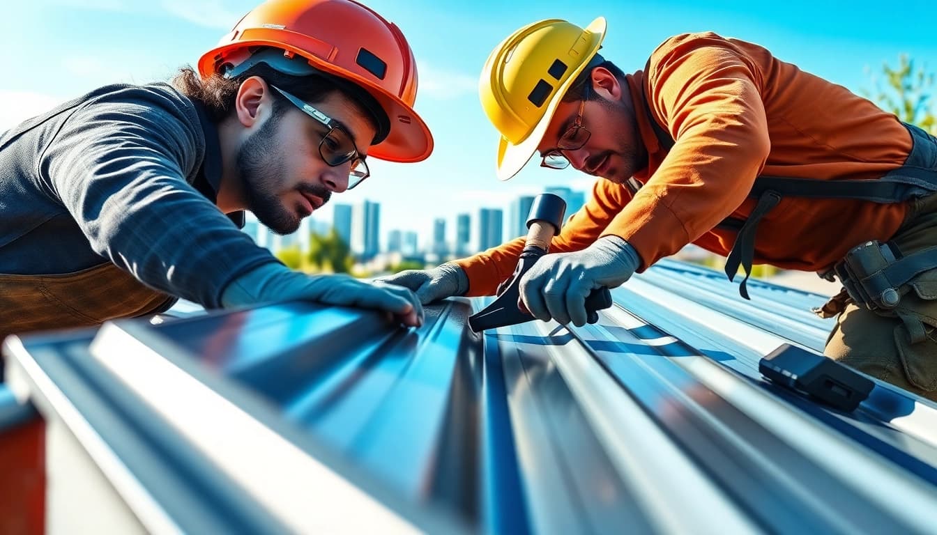 Install metal roofing calgary on a residential home showcasing expert craftsmanship.