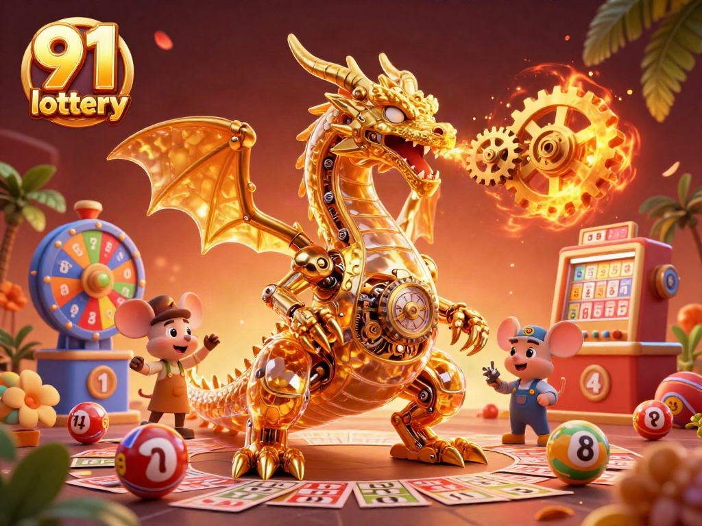 Engage with the excitement of 91 club lottery featuring vibrant lottery elements in a dynamic 3D illustration.