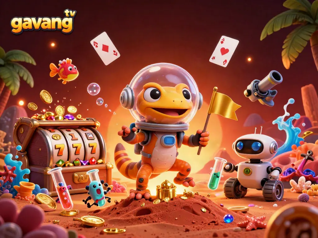 Bet on winning with gavang tv as a Martian gecko discovers a buried casino on Mars.