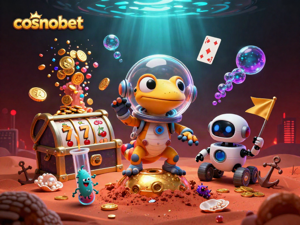 Win big at cosmobet with thrilling slots and exciting game interactions in a vibrant scene